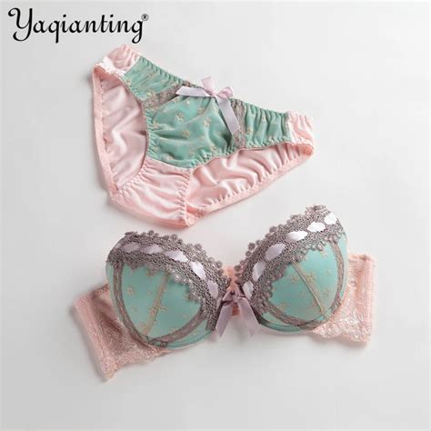 Buy 2016 Sexy Lingeriebra Brief Sets Three Row Lace