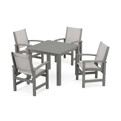 Polywood® Coastal 5 Piece Parsons Dining Set Pws2278 1