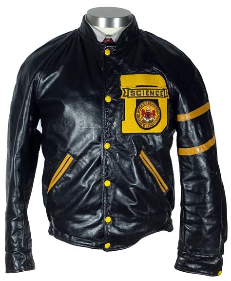 Dalhousie University leather hockey jacket | Vintage-Haberdashers Blog