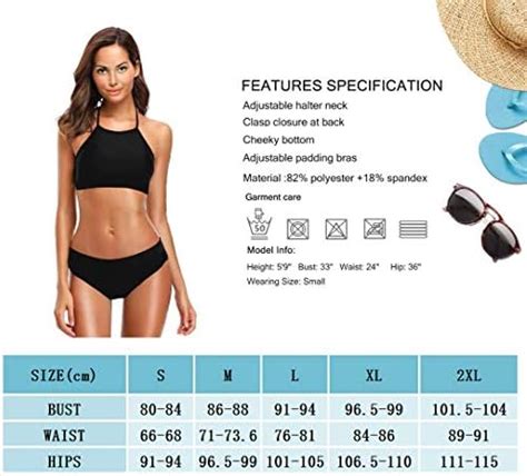 Färgglad sockerskalle med blommig bikini baddräkt dam hög hals haltertvå delar baddräkt Amazon