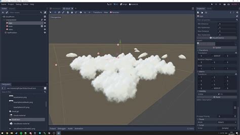 GPU Accelerated Clouds In Godot 3D Particles In Editor Overview YouTube