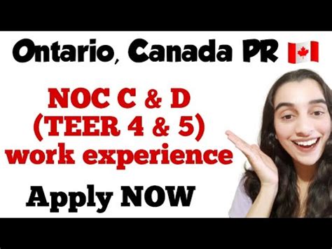 Ontario PNP OINP Employer Job Offer In Demand Skills Stream Canada