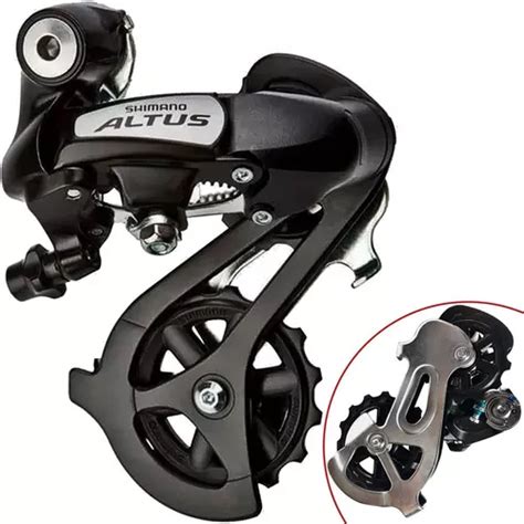 Câmbio Traseiro Shimano Altus Rd M310 7v 8v Mega Range Preto