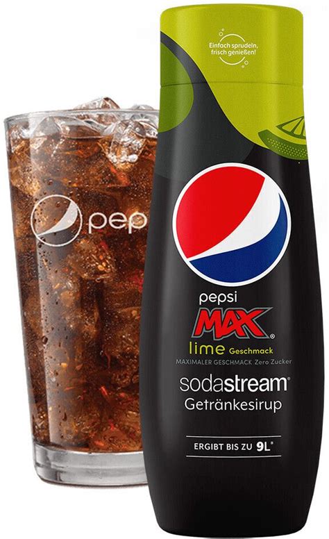 Сироп для напитков SodaStream Pepsi Max Lime без сахара, 440 мл ...