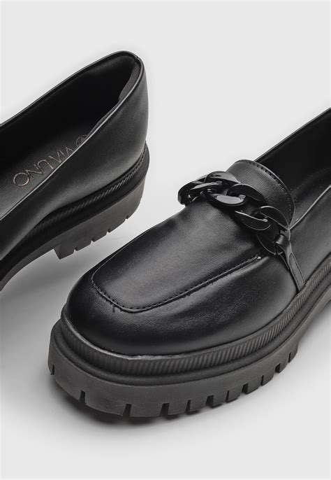 Mocassim Via Uno Corrente Preto Compre Agora Dafiti Brasil