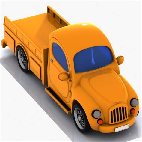 Camioneta Pickup 3 De Dibujos Animados Modelo 3d 15 Unknown 3ds