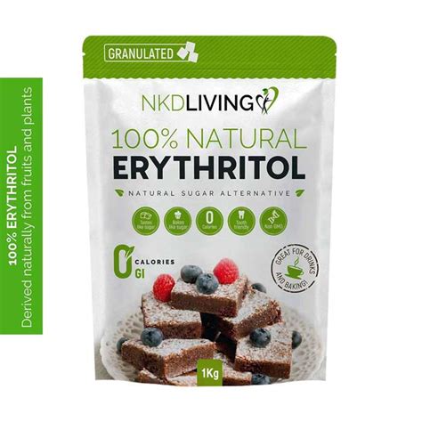 Nkd Living Natural Erythritol Natural Sugar Alternative Kg