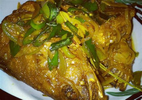 Resep Ikan goreng kerapu saus tiram oleh Rosma Wita, Juniarti - Cookpad