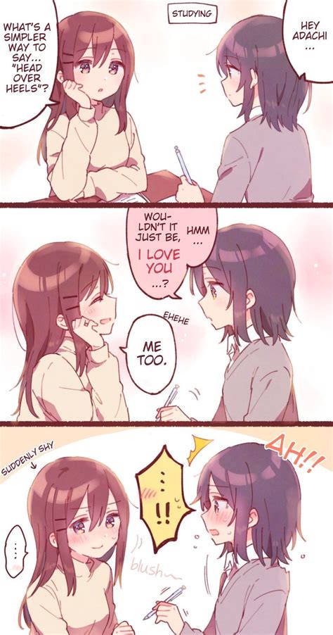 Pin By Jason Upfield On Cute Couples Art In Yuri Anime Lesbian