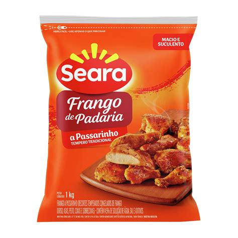 Frango A Passarinho Seara - Frango de Padaria a Passarinho Temperado Seara IQF 1Kg - Carrefour