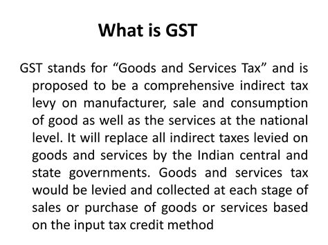 Eco Gst Effect On Indian Economy Ppt