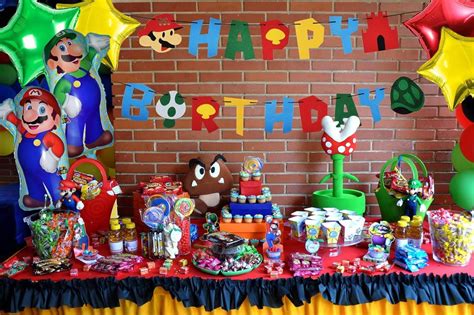 Buy RORARO Mario Birthday Party Pack Felt Banner Balloons Party