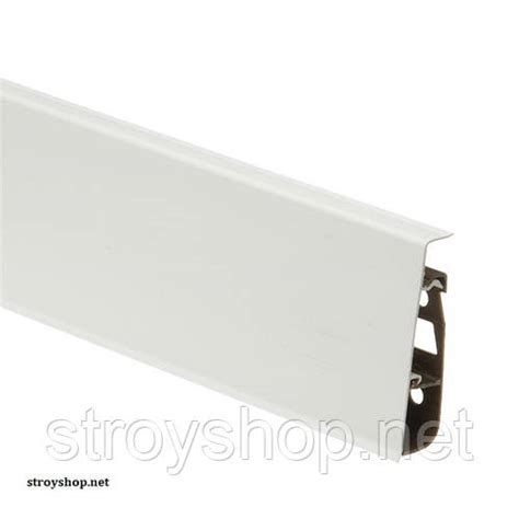 Плинтус напольный пластиковый Cezar Hi-Line Prestige P089 Белый глянец ...