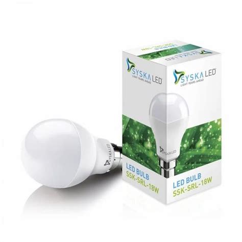 Polycarbonate Watt Syska Led Bulb Ssk Srl At Rs Piece In