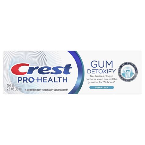 Crest Pro Health Gum Detoxify Deep Clean Toothpaste 2 6 Oz