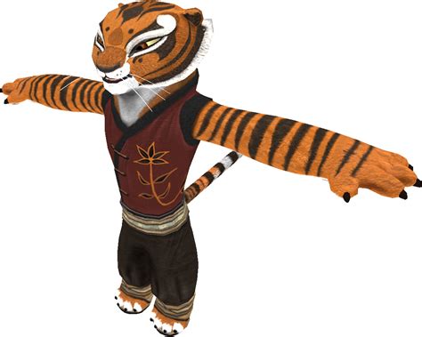 Master Tigress Animated Cartoon Tiger Design Free Clipart Png All