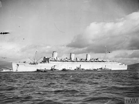 Ss Queen Mary A Year On Hms Newfoundland