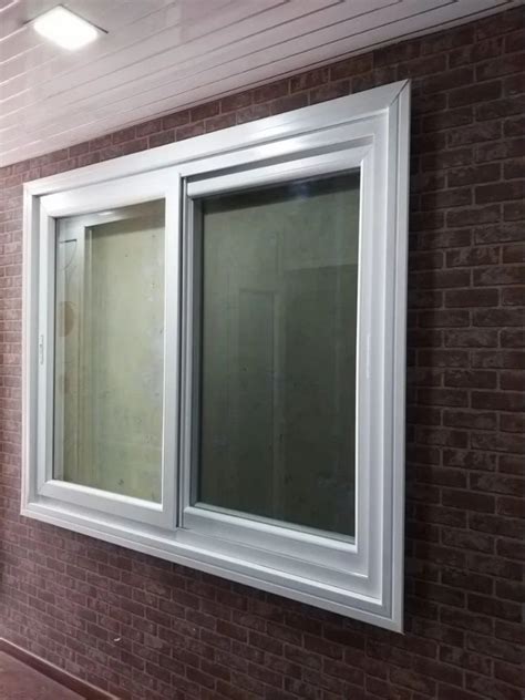 Toughened Glass Two Track UPVC Sliding Windows At Rs 535 Sq Ft In Thane