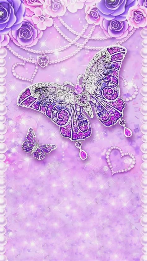 Glitter Butterfly Wallpapers - Wallpaper Cave