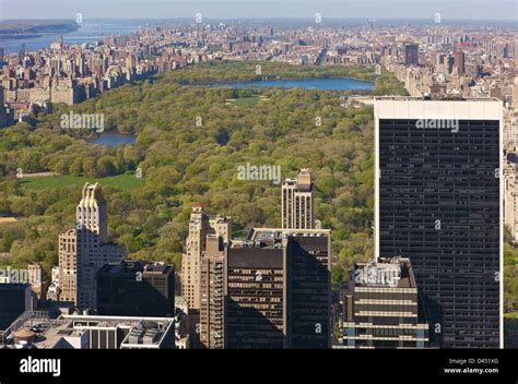 New York skyline, view of Central Park Stock Photo - Alamy