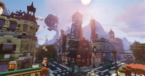 Steampunk Mining Town Minecraft City Series 23 Minecraft Map