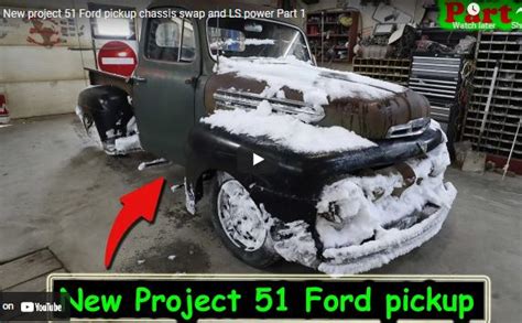 Bangshift Half Ass Kustoms Ford Pickup Project Chassis Swap