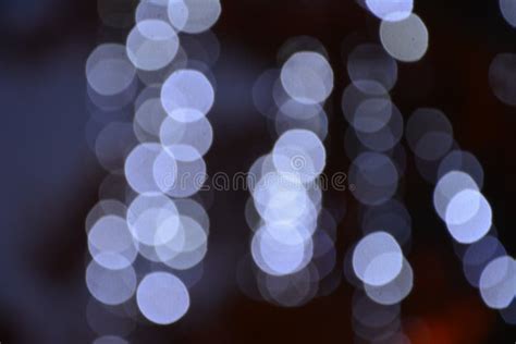 Boken Light in the Night of the Street Stock Image - Image of blur ...