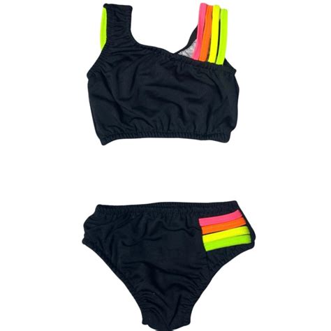 Youth Bikini Stripe Colorful Pool And Beach Summer Girl Fashion Diva SHEIN USA