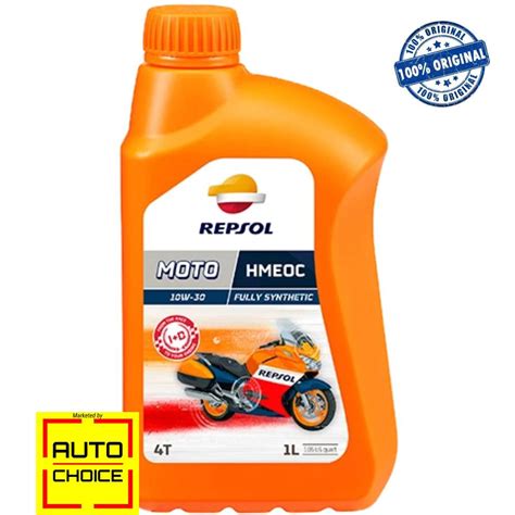 Repsol 10W-30 Synthetic Engine Oil for Motorbike – 1 Litre – Auto Choice