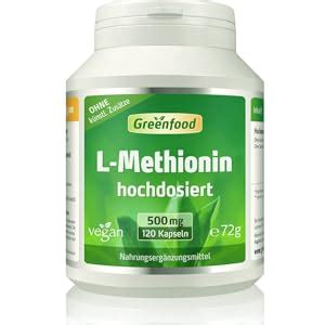 Methionin Kapseln Hochdosiert L Methionin Mit Mg Methionin Pro