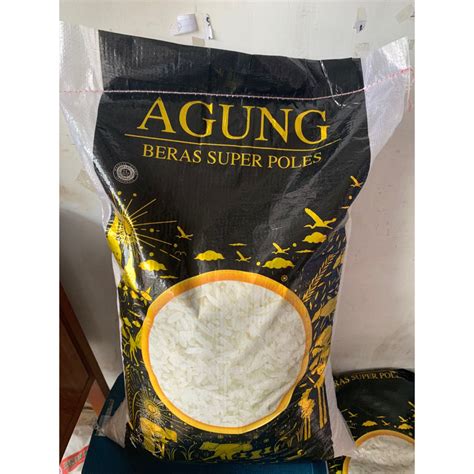 Jual Beras Cap Agung 25 Kg Shopee Indonesia