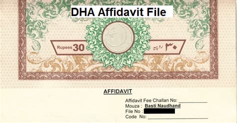 Difference Between DHA Affidavit And DHA Allocation Files Manahil Estate