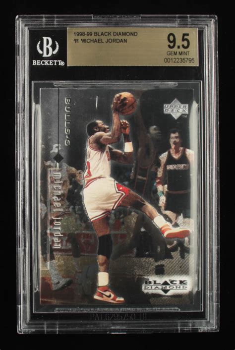 Michael Jordan 1998 99 Black Diamond 1 BGS 9 5 Pristine Auction