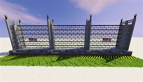 Jurassic Park Operation Genesis Fences And Gates Minecraft Map