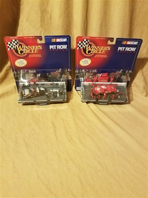 Dale Earnhardt Sr And Jr Winners Circle Coca Cola Pit Row Series Cars