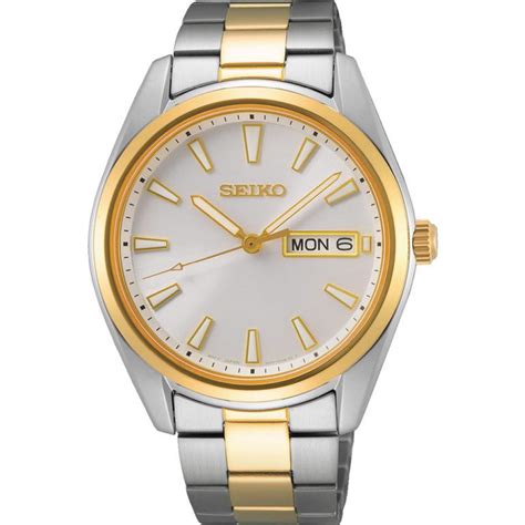 Reloj Seiko Neo Classic Bicolor Acero SUR446P1