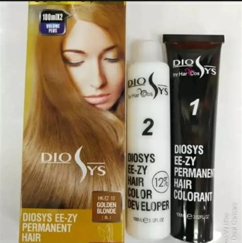 Pewarna Rambut Permanent Diosys Hair Color 100gr Cat Rambut Golden