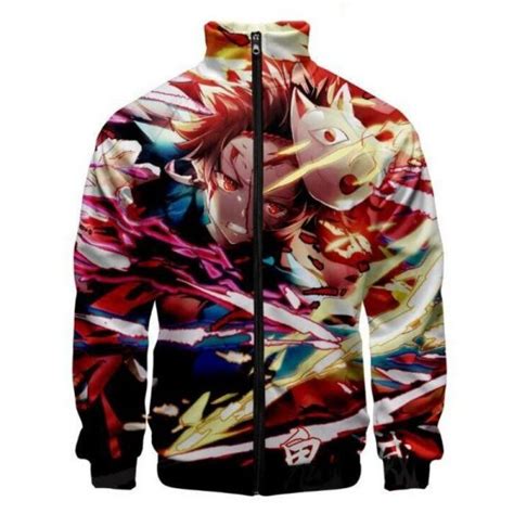 Kimetsu No Yaiba Jacket Tanjiro Hinokami Kagura Official Merchandise