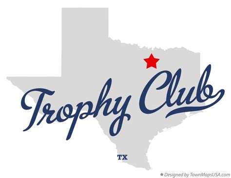 Map of Trophy Club, TX, Texas