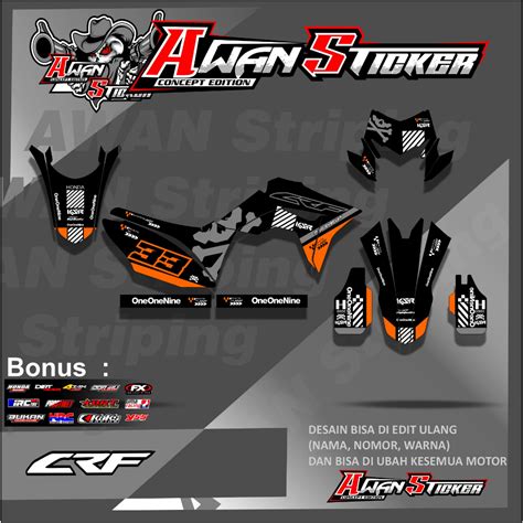 Jual Decal CRF 150 L Full Body Decal CRF 150L Terbaru Full Body Keren