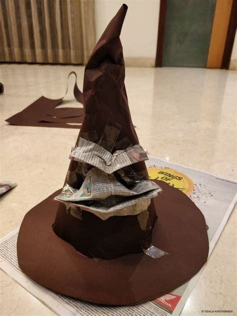 How To Make A Sorting Hat Prop Harry Potter Props Sorting Hat Harry