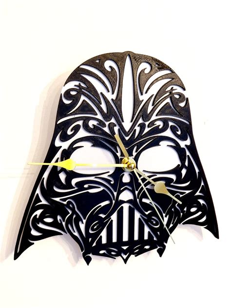 Darth Vader Star Wars Clock Star Wars Wall Clock Clock Wall Etsy UK