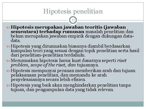 Apa Yang Dimaksud Dengan Rumusan Masalah Dan Hipotesis SolusiIlusi