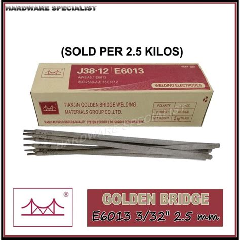 Golden Bridge Welding Rod 6013 332 Per Box Piece25kl One Box Lazada Ph