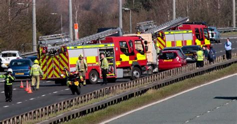 M62 Crash And Slip Road Blocked Near Ainley Top As It Happened