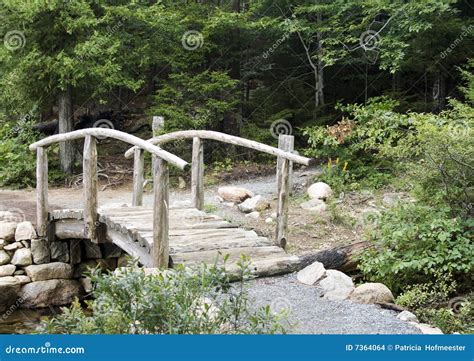 Wooden Log Bridge Stock Images - Image: 7364064