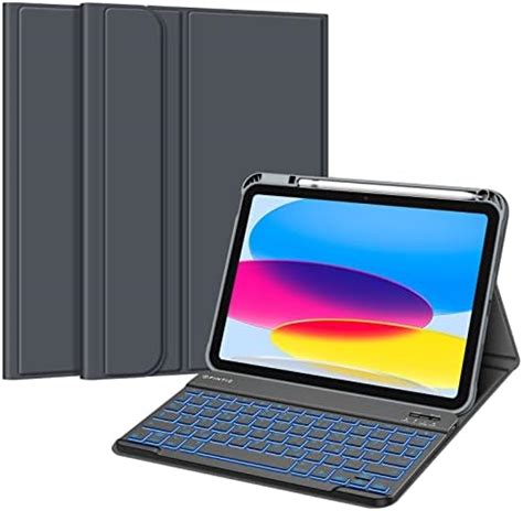 Fintie Tastatur Hülle für iPad 10 Generation 2022 Keyboard Case mit