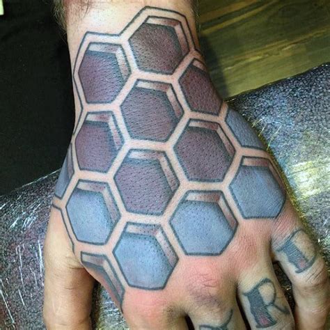 80 Honeycomb Tattoo Designs For Men 2023 Inspiration Guide