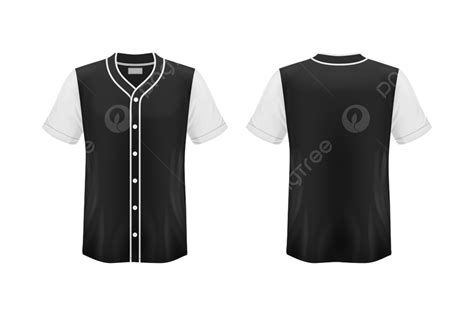 Maqueta De Camiseta De Camiseta De Béisbol De Especificación Aislada