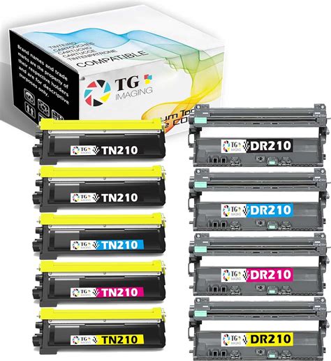 Amazon TG Imaging 9 Pack Toner And Drum Replacement For Brother